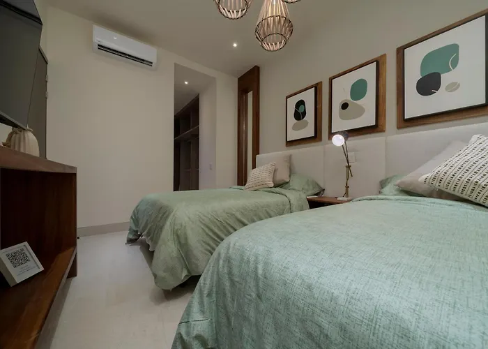 Apartamento Luxury With Ocean View, Balcony, And Pool